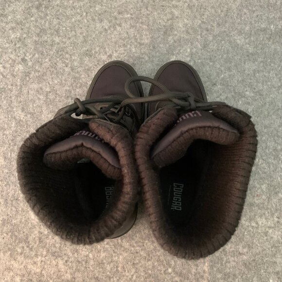 Cougar Women's Vergio Always Waterproof Black Lace Up Closure Winter Boots - Picture 7 of 11